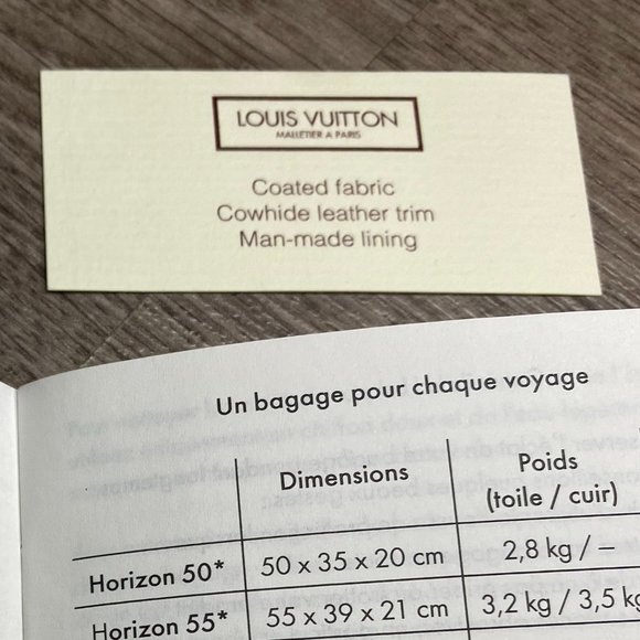 LOUIS VUITTON FOUR WHEELED CARRYON - Horizon 55 Taiga Leather Noir - M23260 - - Picture 7 of 12